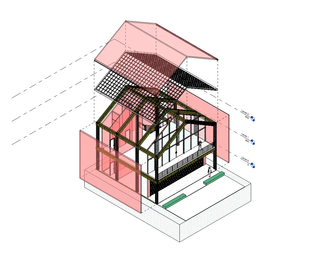 Contoh Bangunan MEP Kelas Revit Basic