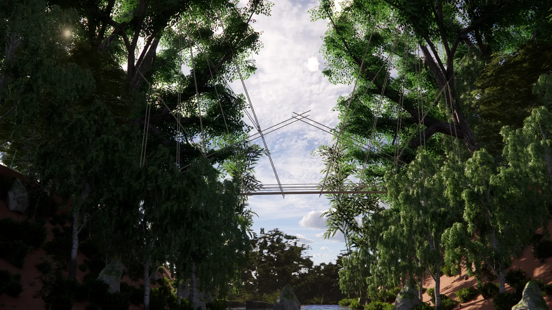 Jembatan Gazebo Baduy Vernakular