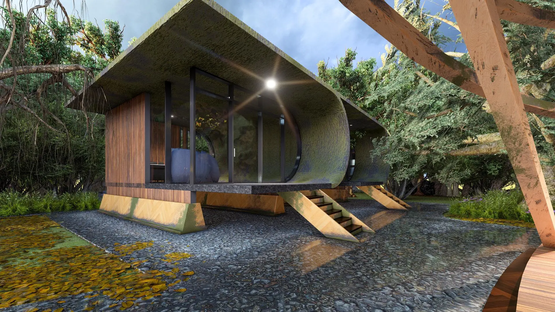 Interior Penginapan Kura Kura Bali