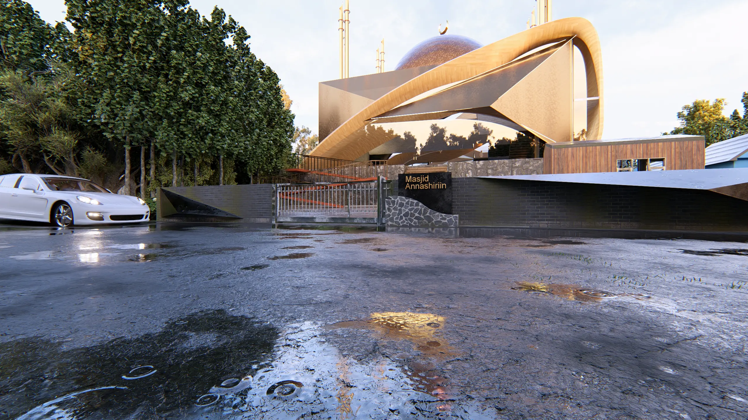 Masjid Annashirin Eksterior