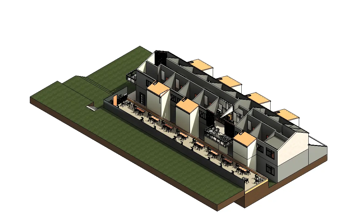 Koridor Mess Karyawan