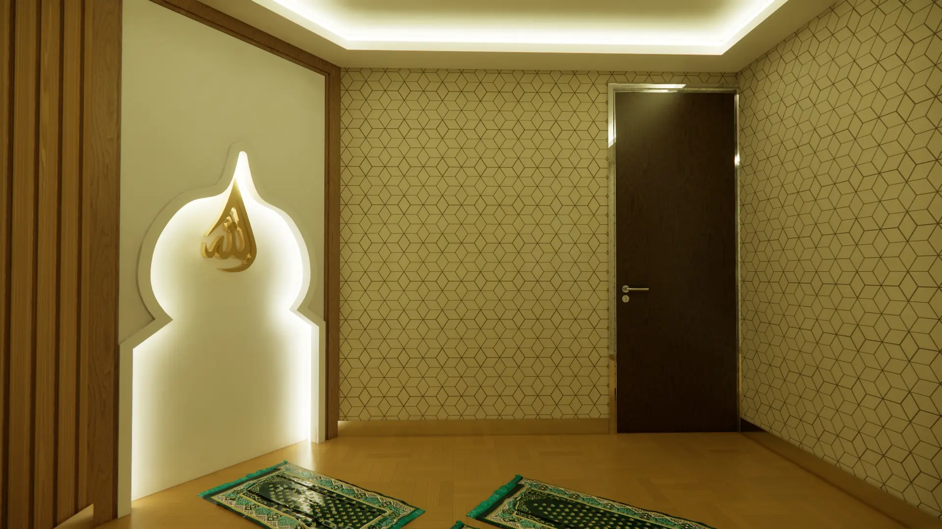 Interior Musholla Suasana Ruang